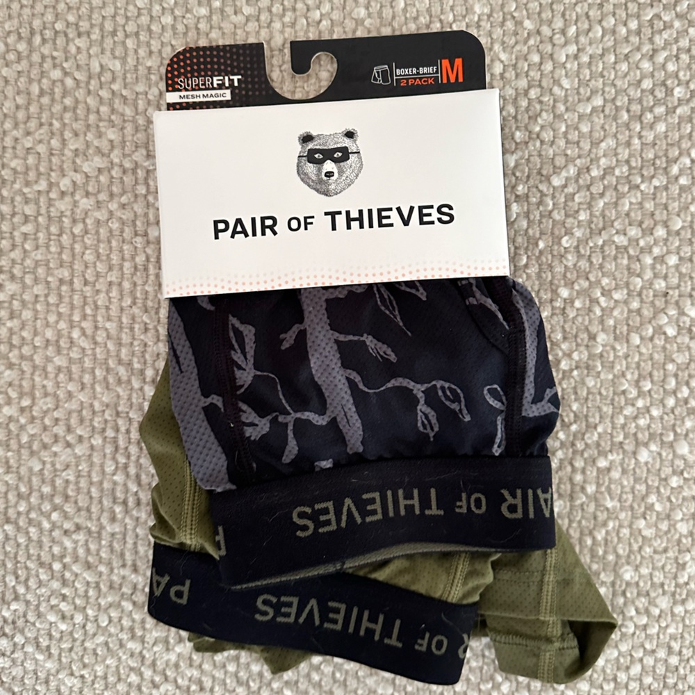 Pair of Thieves Boxer Briefs 2 Pack Medium